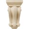 Ekena Millwork 5"W x 3 1/4"D x 9 1/2"H Cole Pilaster Wood Corbel, Rubberwood CORW05X03X09CORW - alternate 3
